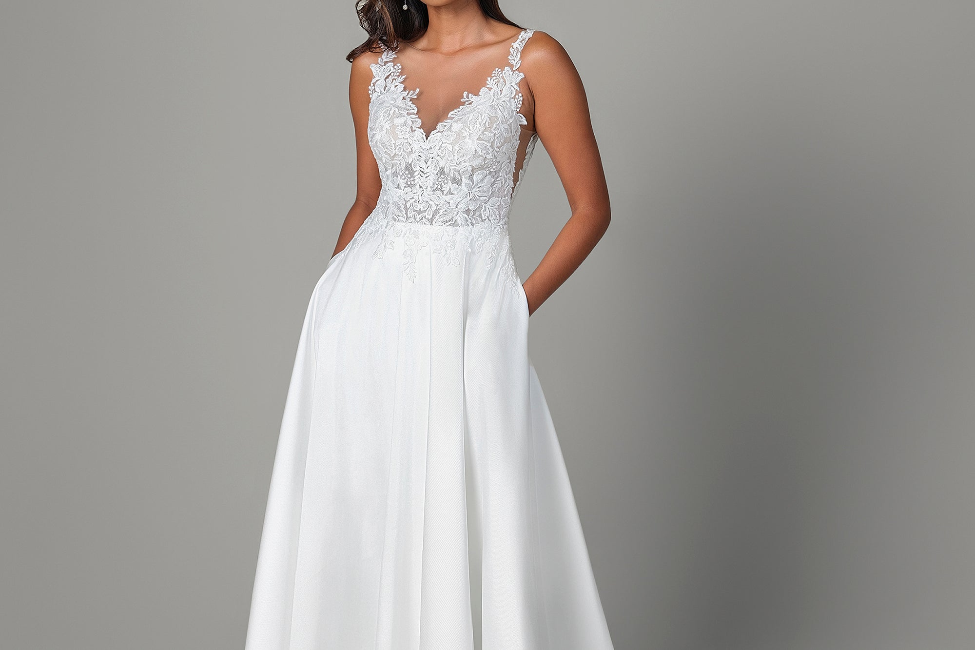 vestido de novia elhabrides 55201 justin alexander